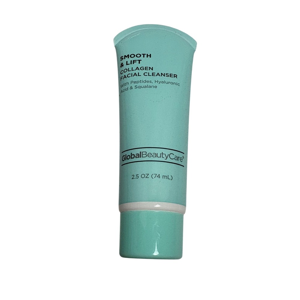 NEW Global Beauty Care Smooth & Lift‎ Collagen Facial Cleanser Peptides 2.5oz